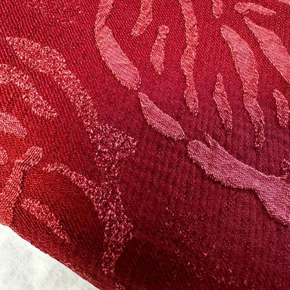Set of 2 Brocade damask design luxury curtains drapes size 54” by 95”, new